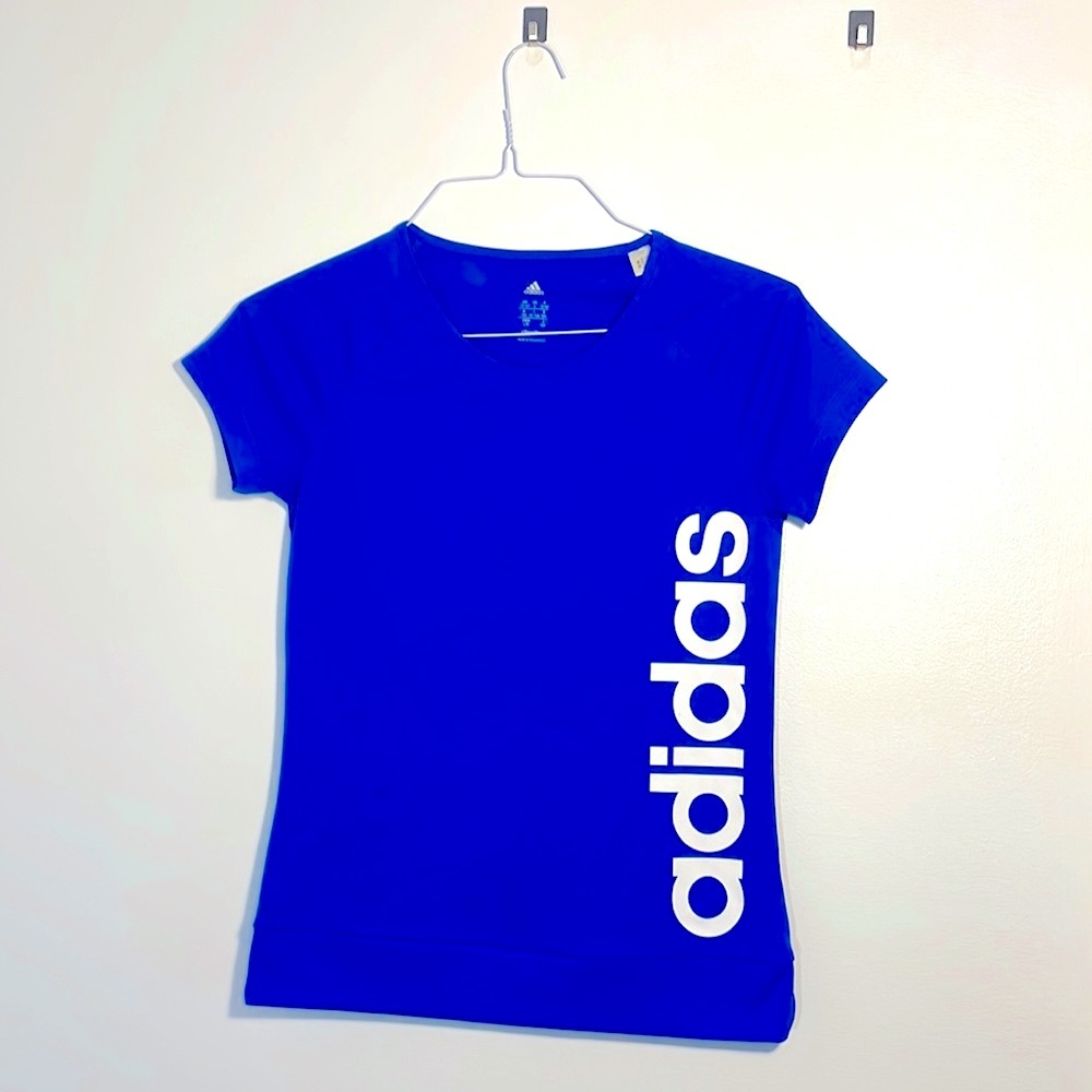 Adidas Woman’s Blue Activewear Top